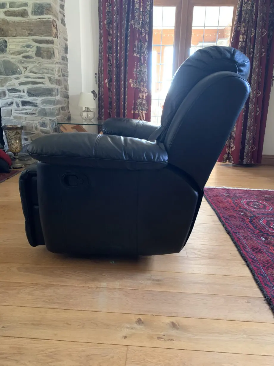 Black sofa set