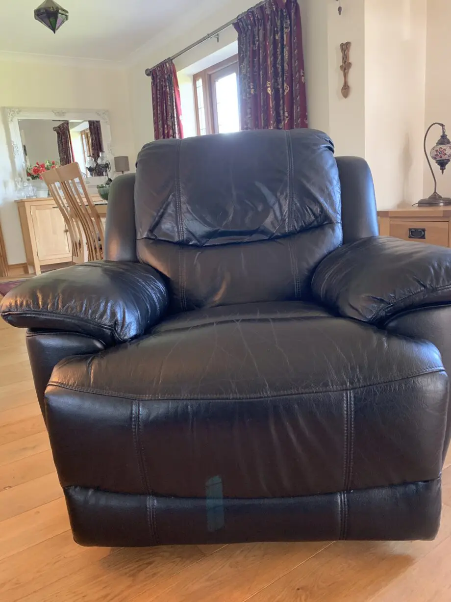 Black sofa set