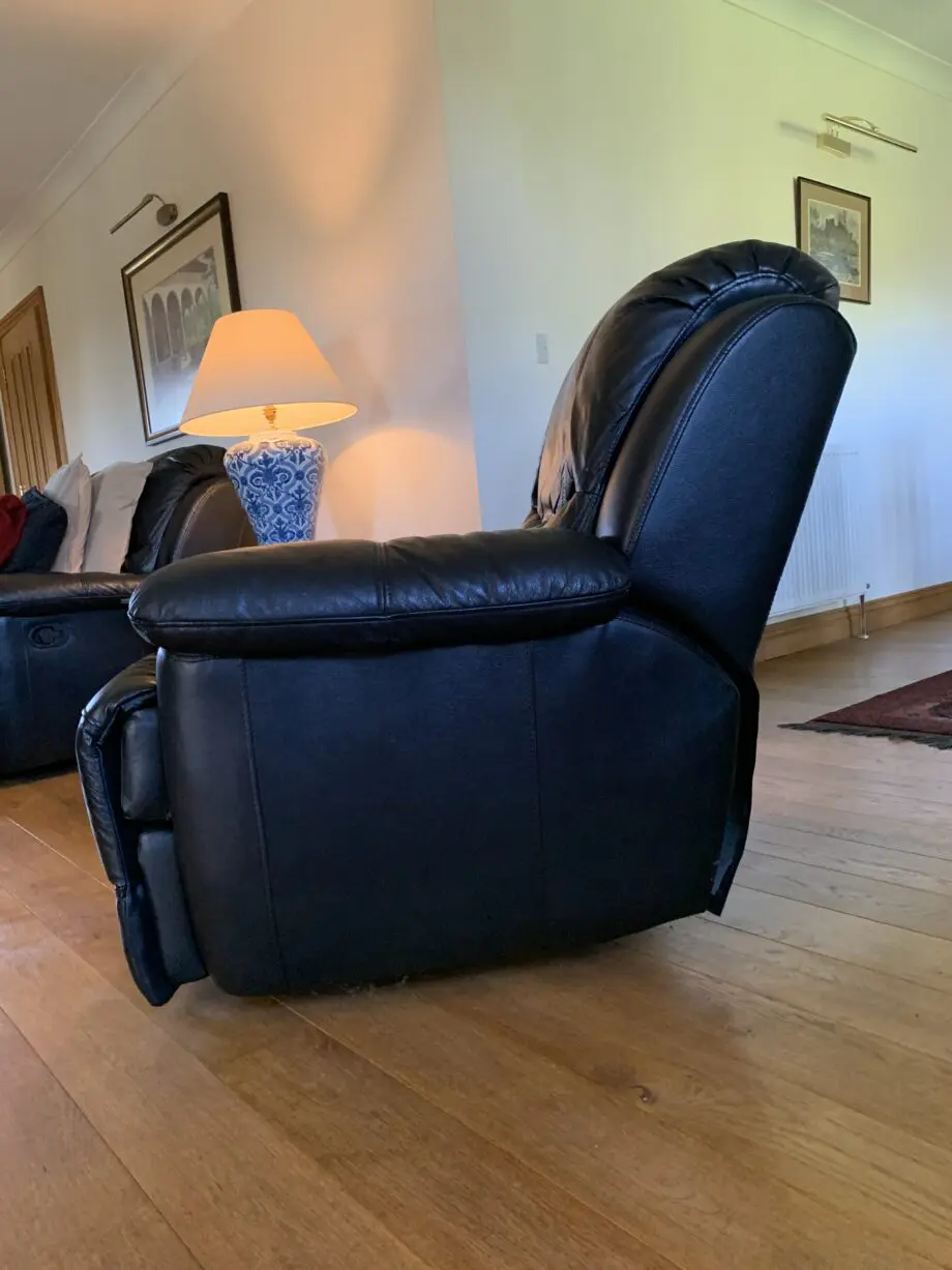 Black sofa set