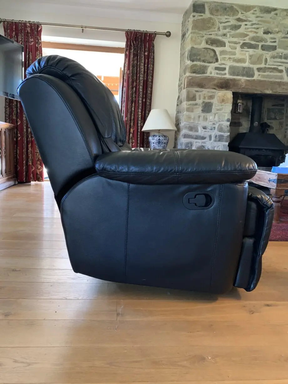 Black sofa set