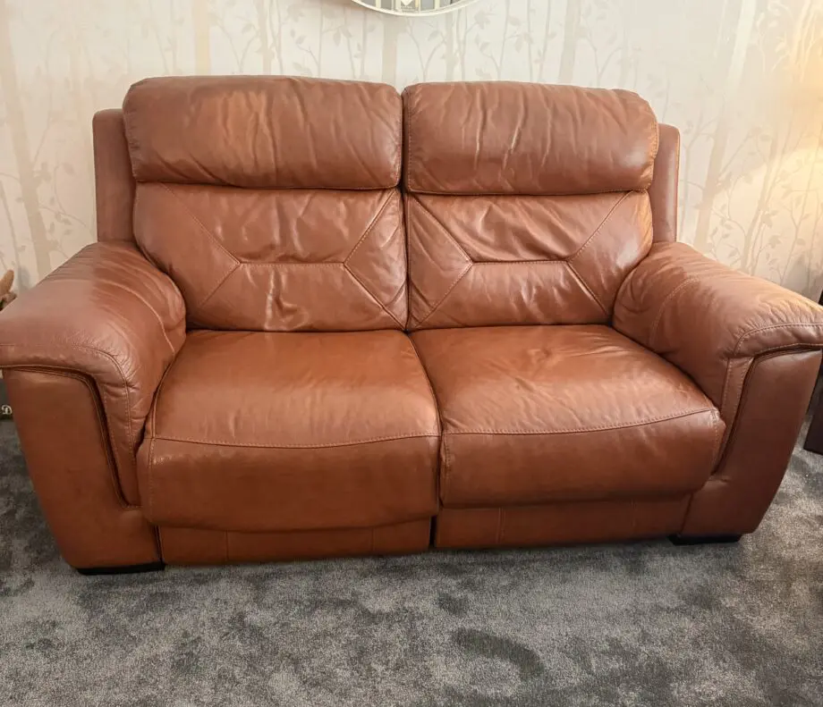 DFS Power Recliner Sofa