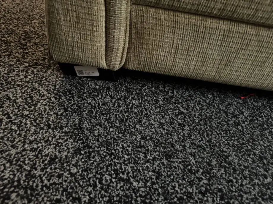 Beige back 3 seater sofa