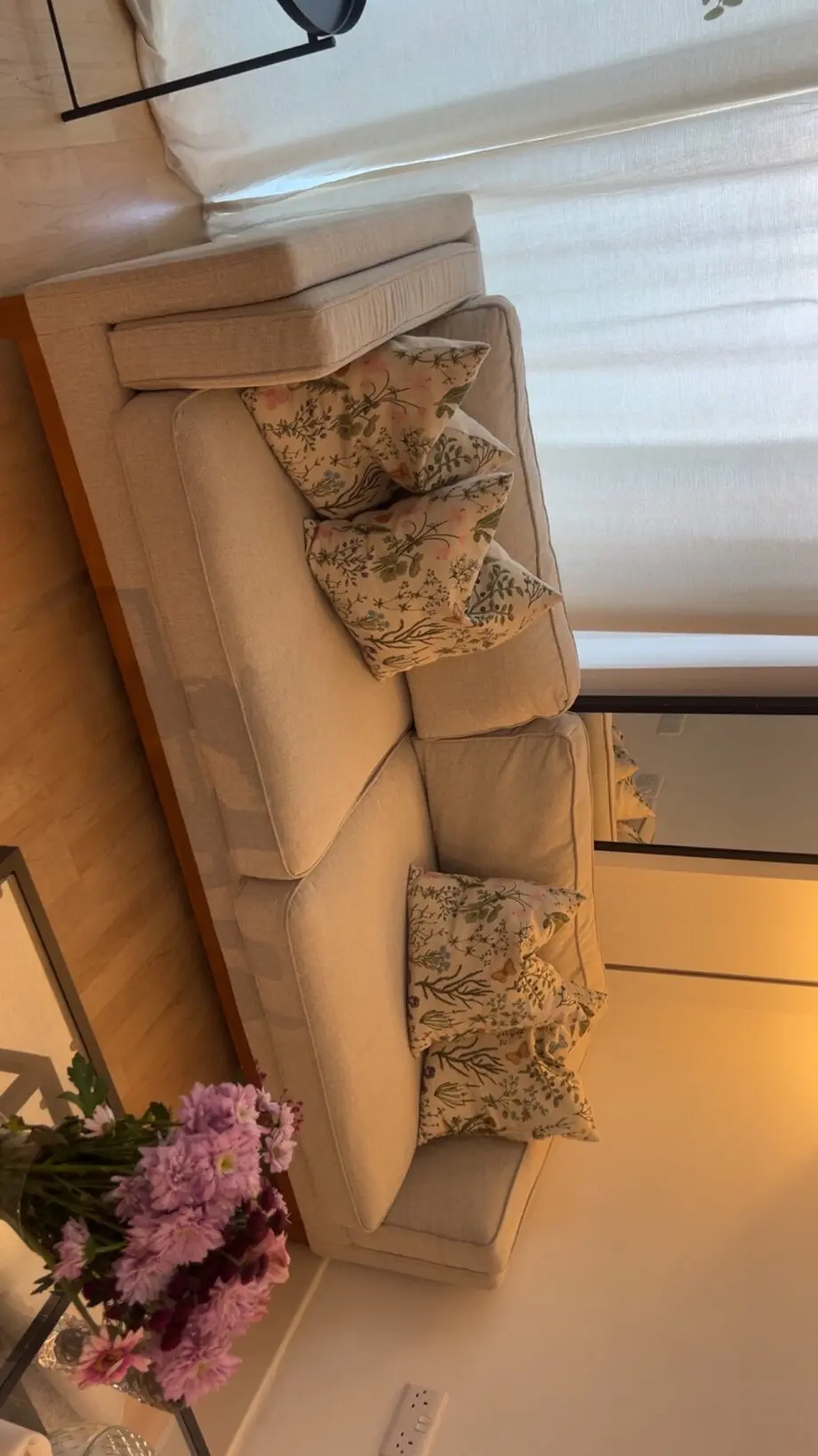 daals brand , oatmeal colour, Dipley Oatmeal Fabric Sofa,