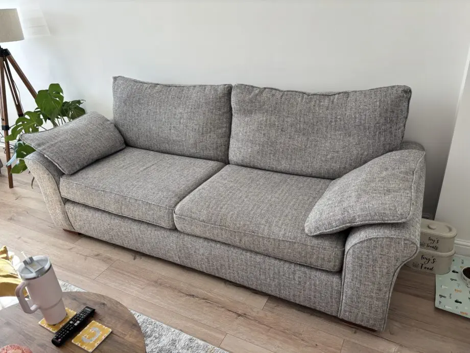 Next grey 4 seater sofa