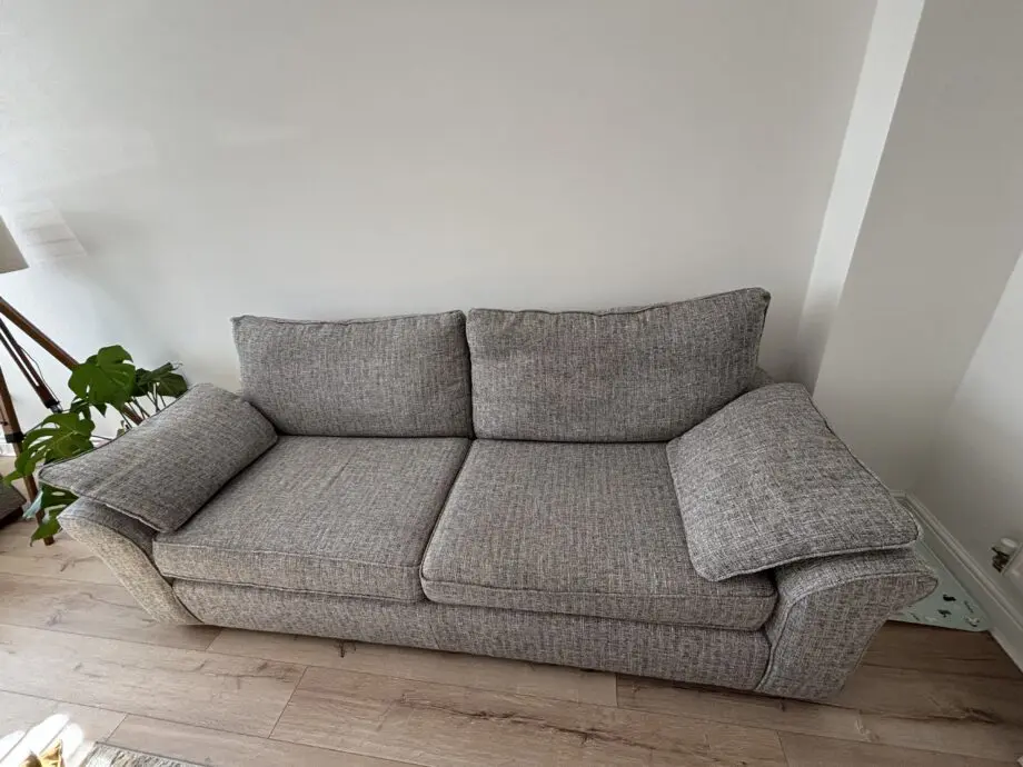 Next grey 4 seater sofa