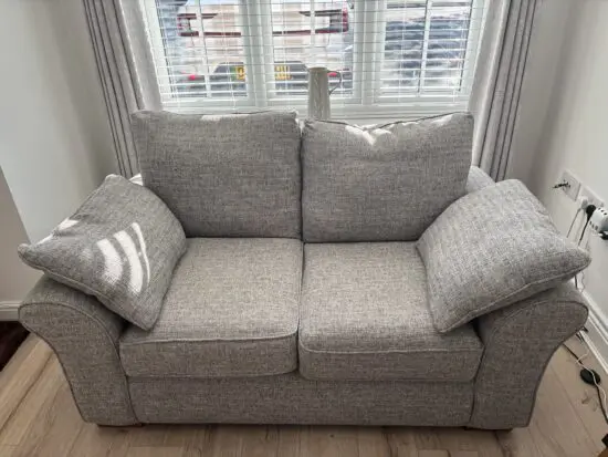 Next grey 2 seater