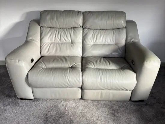 Reclining two seater settee