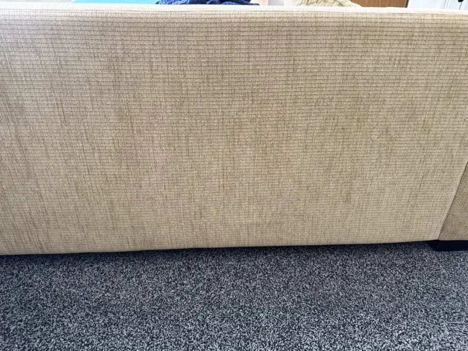Beige back 3 seater sofa