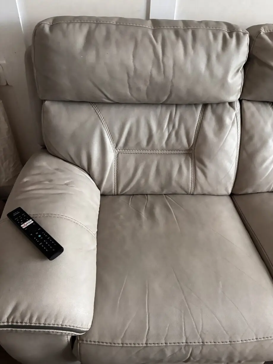 DFS Grey Foster Resilience Electric Recliner 3 Seater