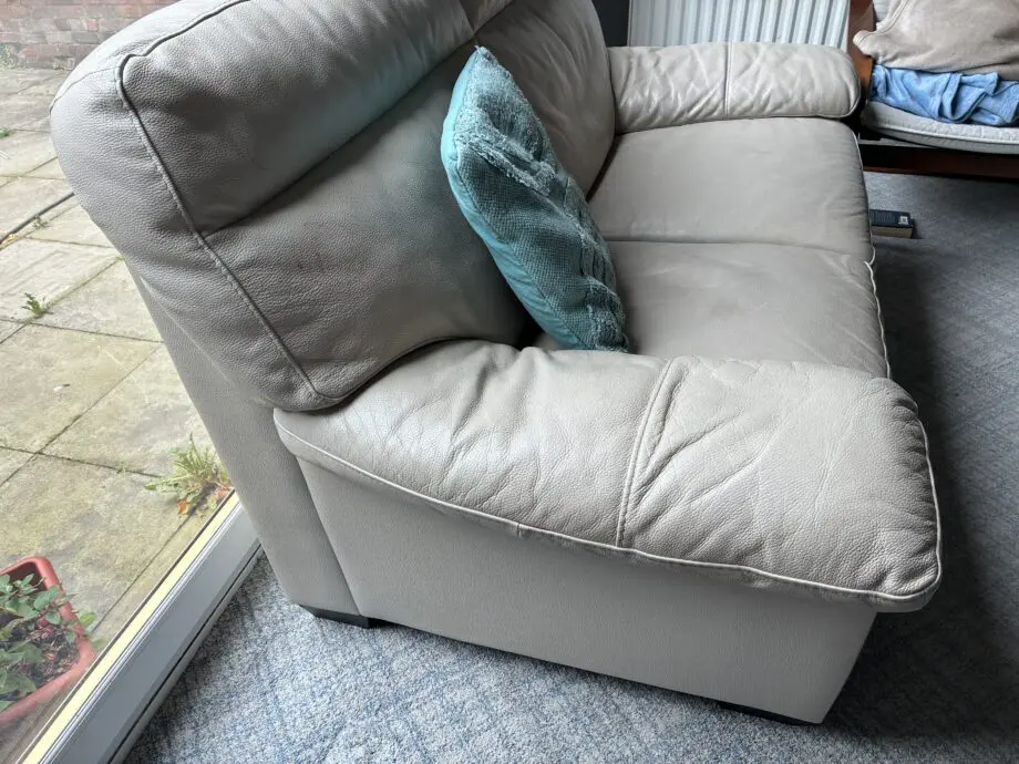 Leather sofa set, pet & smoke free