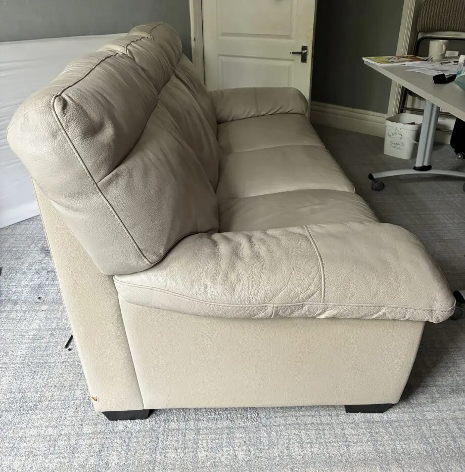 Leather sofa set, pet & smoke free