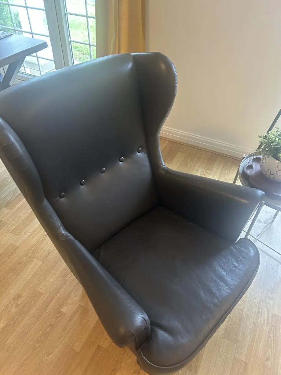 IKEA Strandmon Wing chair, Grann/Bomstad dark brown
