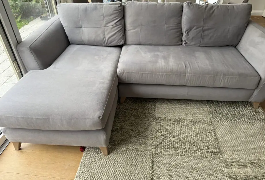 The Lounge Co. Hermione Fabric Corner Sofa with Chaise End