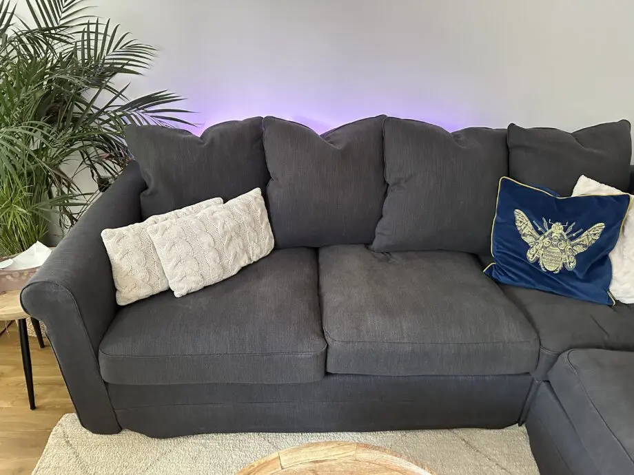 Grey sofa IKEA The GRÖNLID