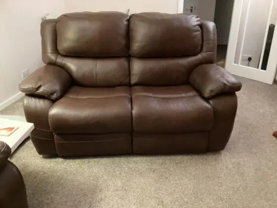 Lay-Z-Boy full brown leather