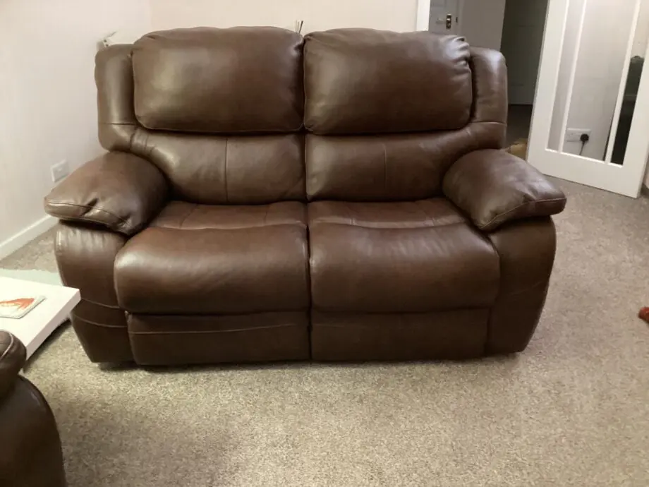Lay-Z-Boy full brown leather