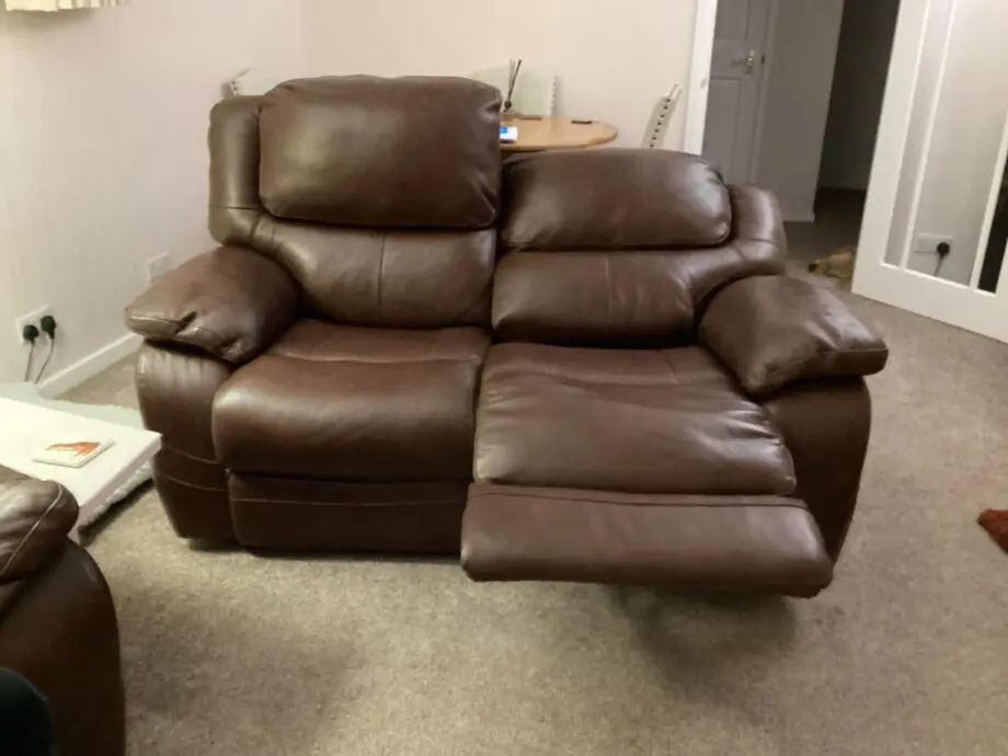 Lay-Z-Boy full brown leather