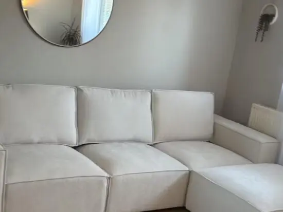 Dusk brooklyn sofa with pouffe