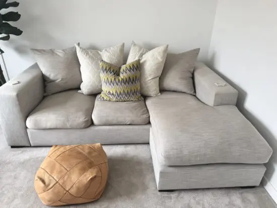 Raft Furniture Bespoke 4 Seater Chaise Corner Sofa with Sofa Bed