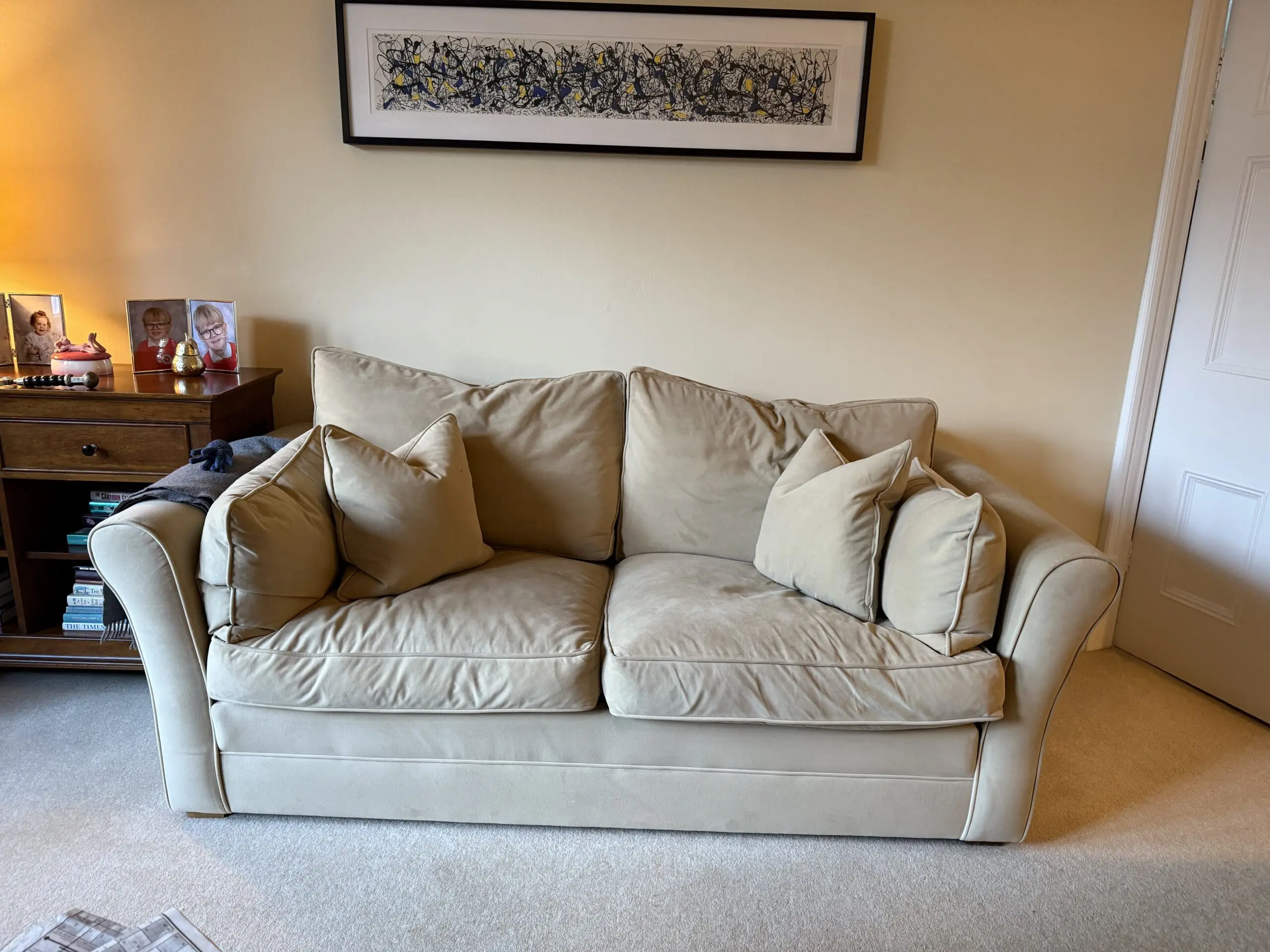 Two Sofa.com Sofas in cafe (beige/light brown)