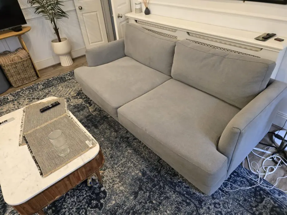 West Elm Grey Haven 3-Seater Sofa