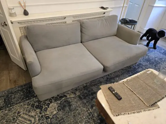 West Elm Grey Haven 3-Seater Sofa