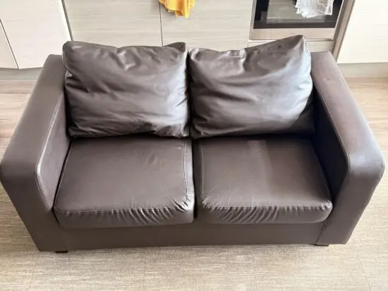 Brown sofa