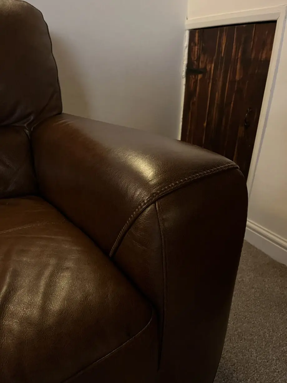 SCS 4 Seater Brown Sisi Italia Leather Sofa