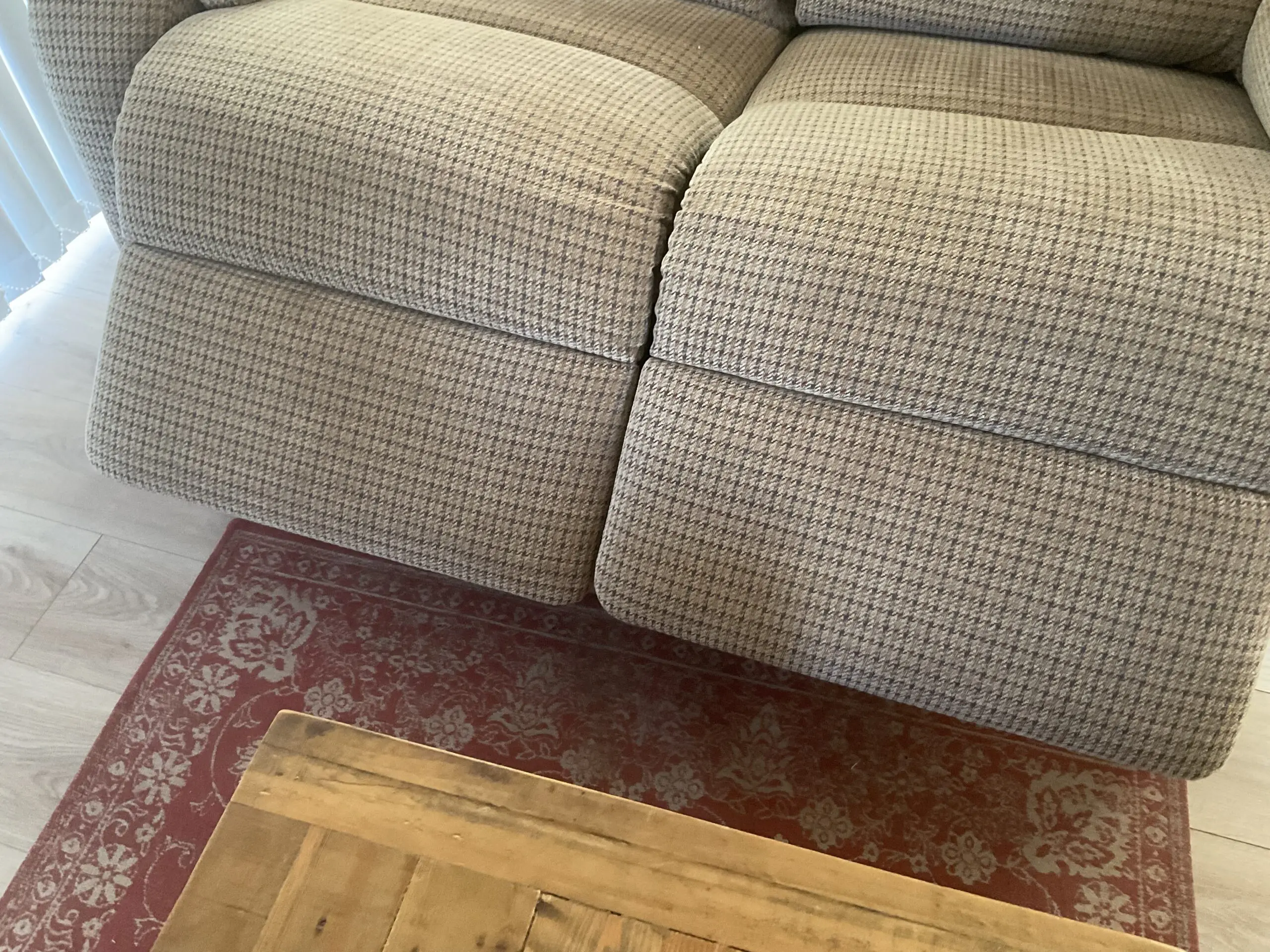 G PLAN Kingsbury 2 X 2 SEATER FABRIC SOFAS 1 POWER RECLINER WITH LUMBER SUPPORT1 SOFA will sell separately