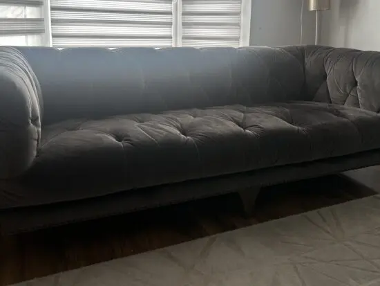 Fish Pools Roosevelt 3 Seat Shallow Sofa In Fabric