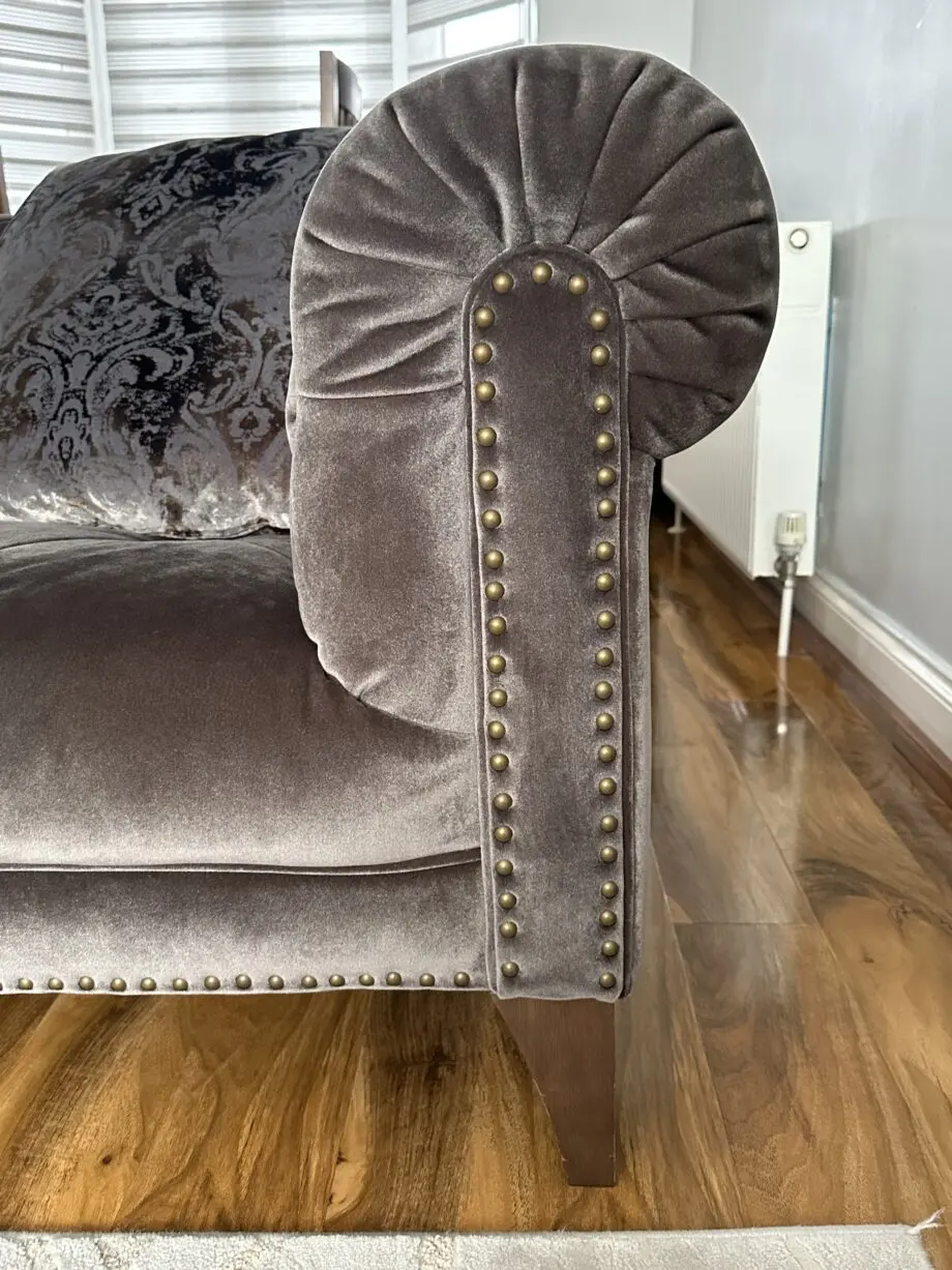 Fish Pools Roosevelt 3 Seat Shallow Sofa In Fabric