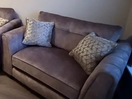 Mariah Classic Back Fabric Snuggler Chair