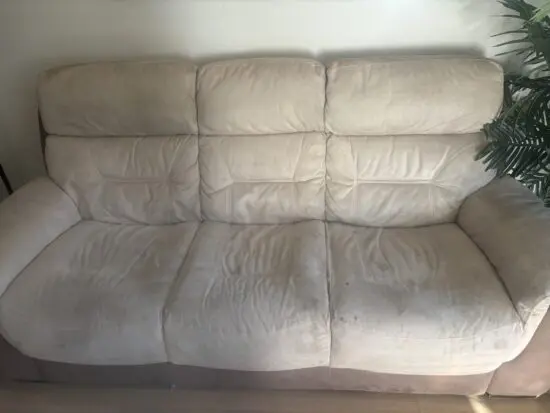 DFS beige/brown 3 and 2 sofa set