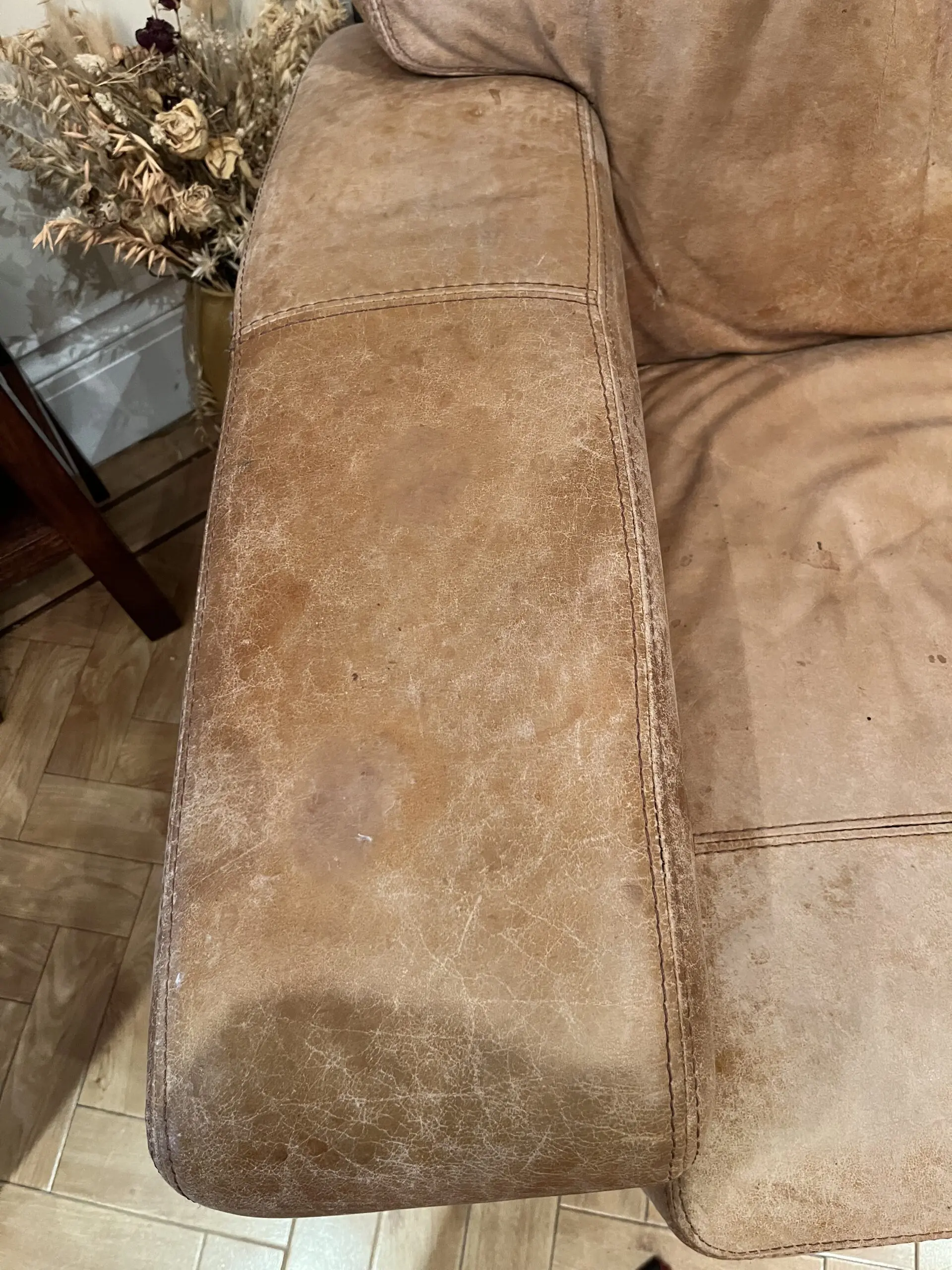 DFS tan (thor) sofa 3 seater sofa and 2 armchairs