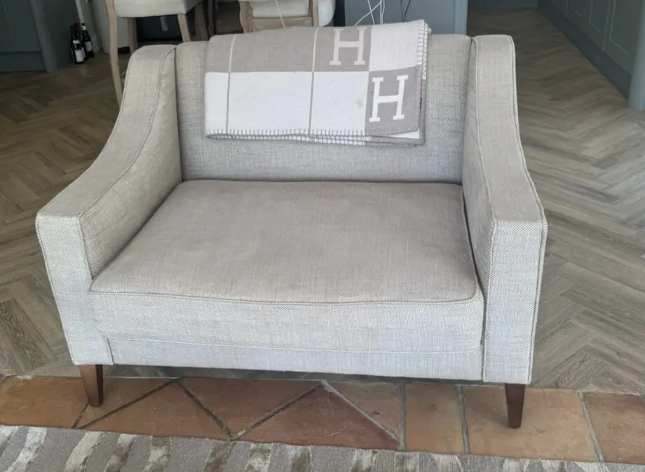 3 seater sofa and love chair