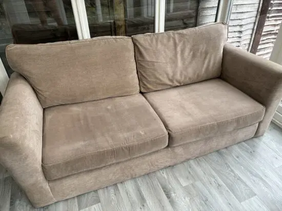 Beige sofa