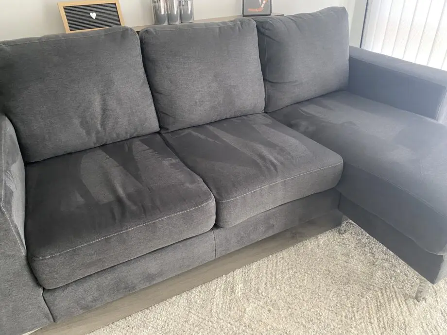 Furniture and Choice Slate Grey L Shape Sofa