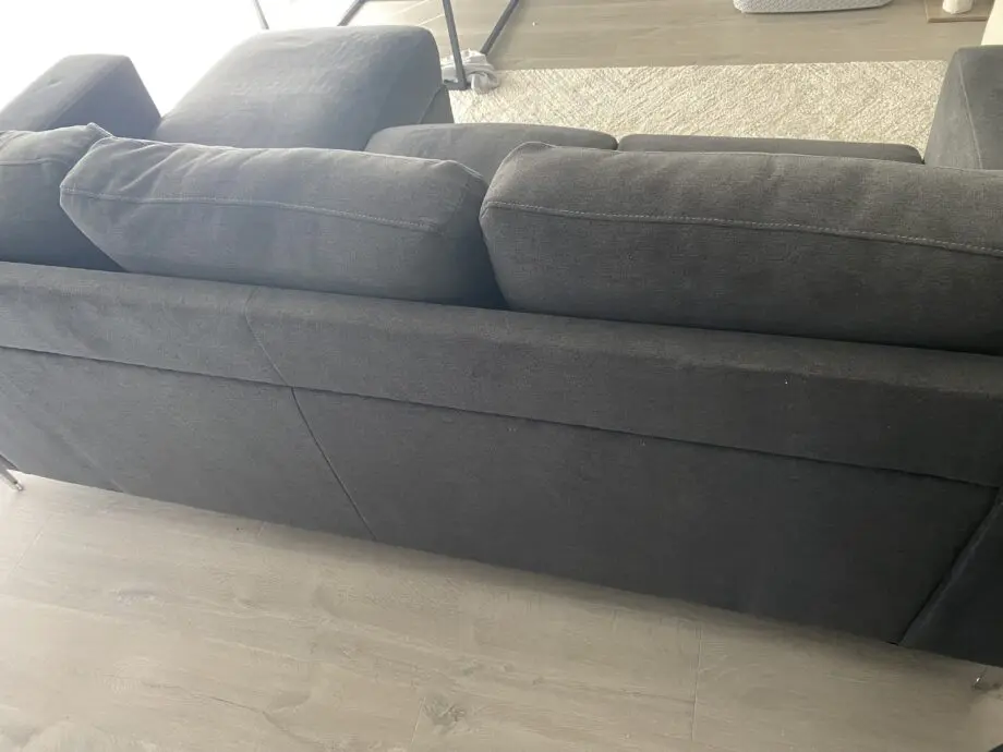 Furniture and Choice Slate Grey L Shape Sofa