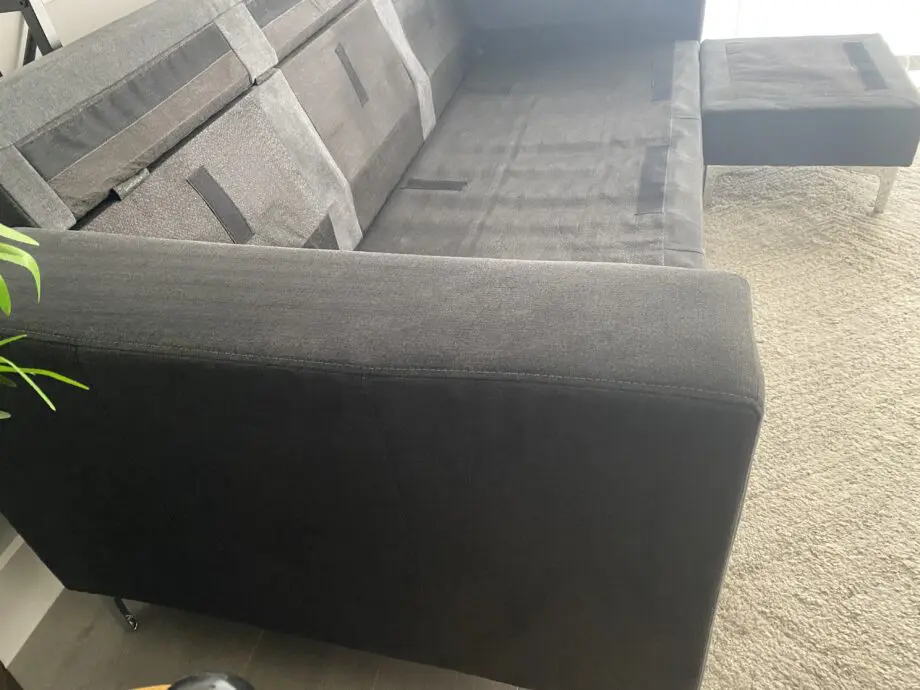 Furniture and Choice Slate Grey L Shape Sofa