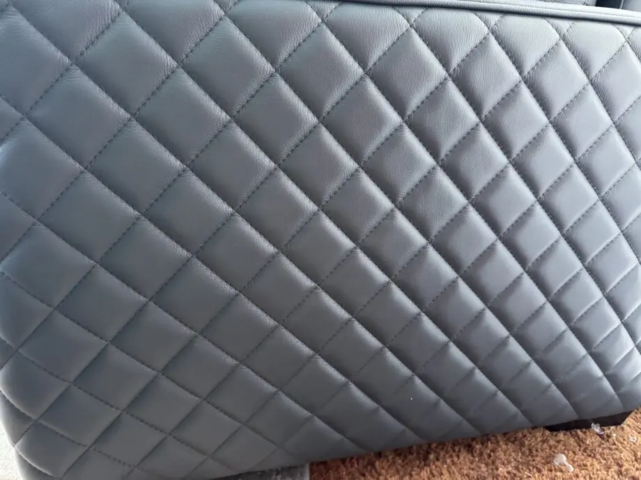 DFS New Club Leather Denim Blue Armchair