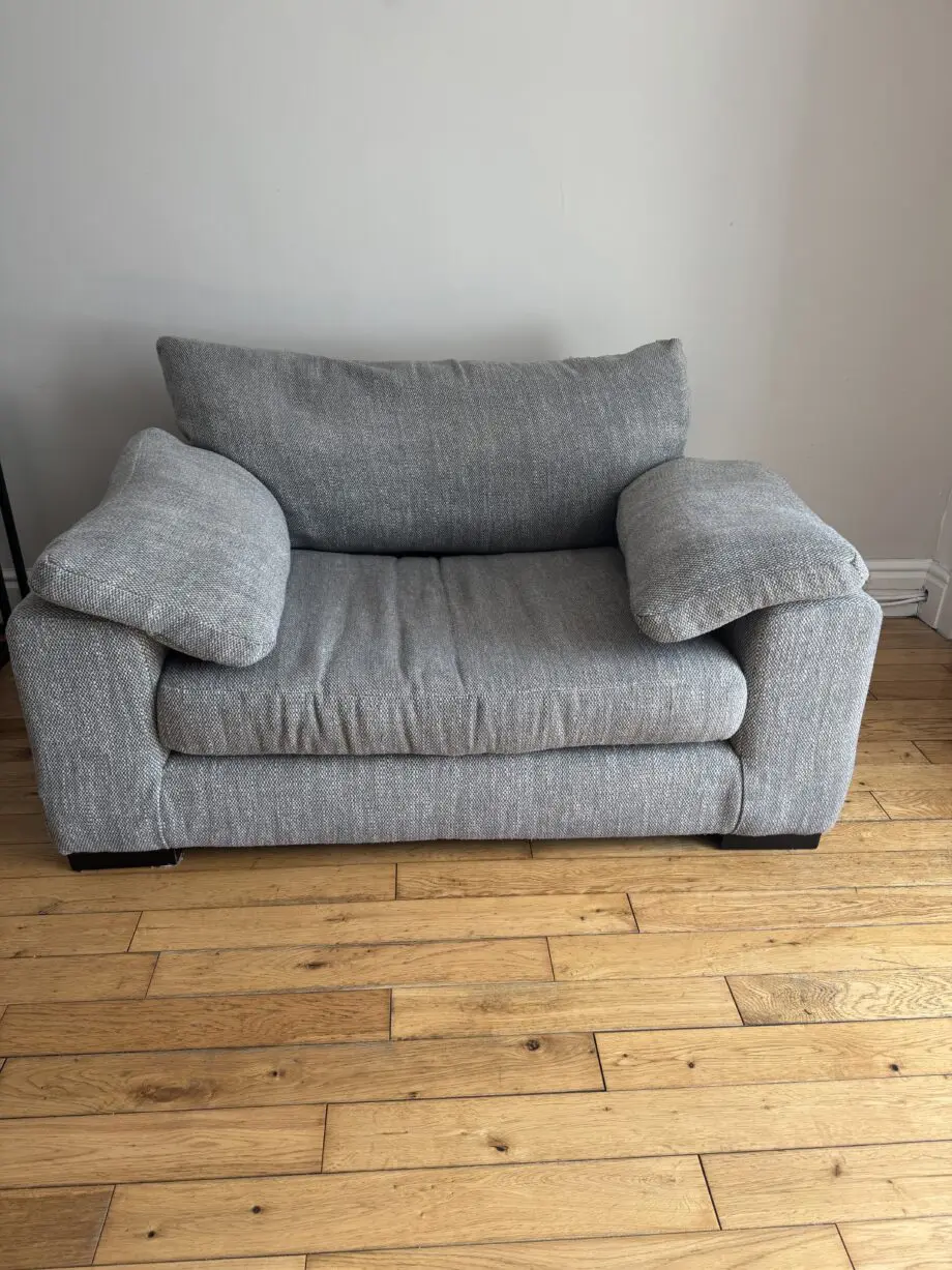 Sofology Chanel Grey Coco 3 seater sofa and loveseat