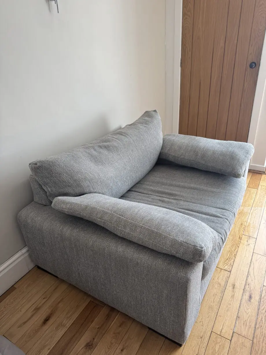 Sofology Chanel Grey Coco 3 seater sofa and loveseat