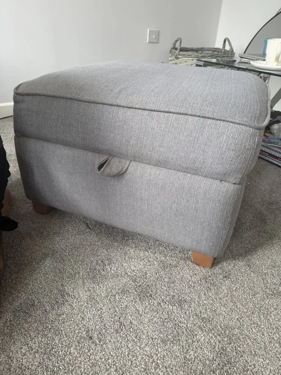 Dfs sofa and foot stool