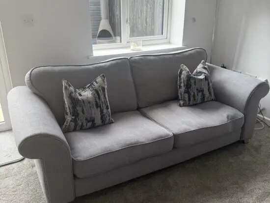 Dfs sofa and foot stool
