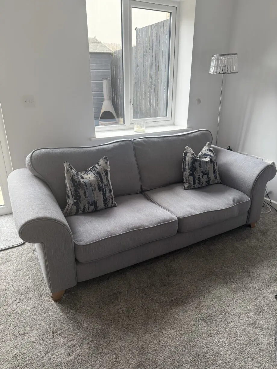 Dfs sofa and foot stool