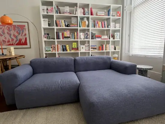 Hay Mags soft 2.5 seater sofa chaise longe long fabric metaphor 009