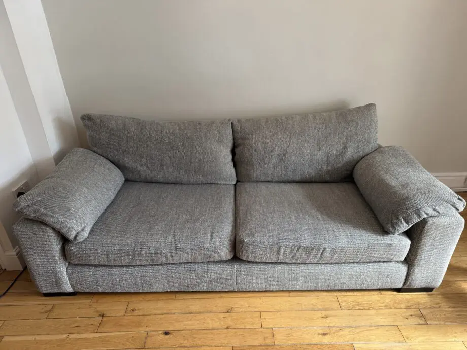Sofology Chanel Grey Coco 3 seater sofa and loveseat