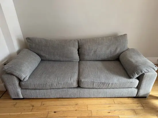 Sofology Chanel Grey Coco 3 seater sofa and loveseat