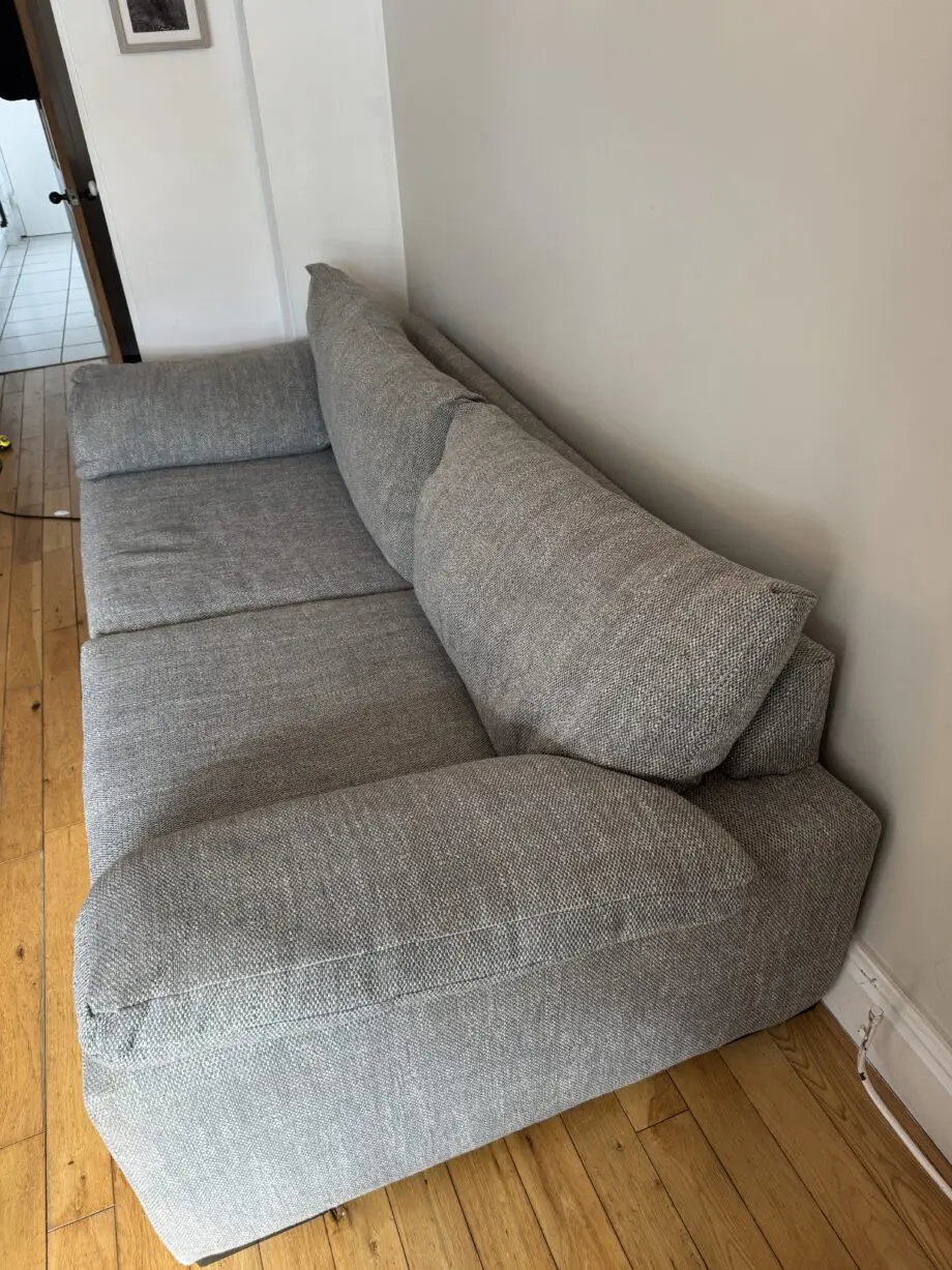 Sofology Chanel Grey Coco 3 seater sofa and loveseat