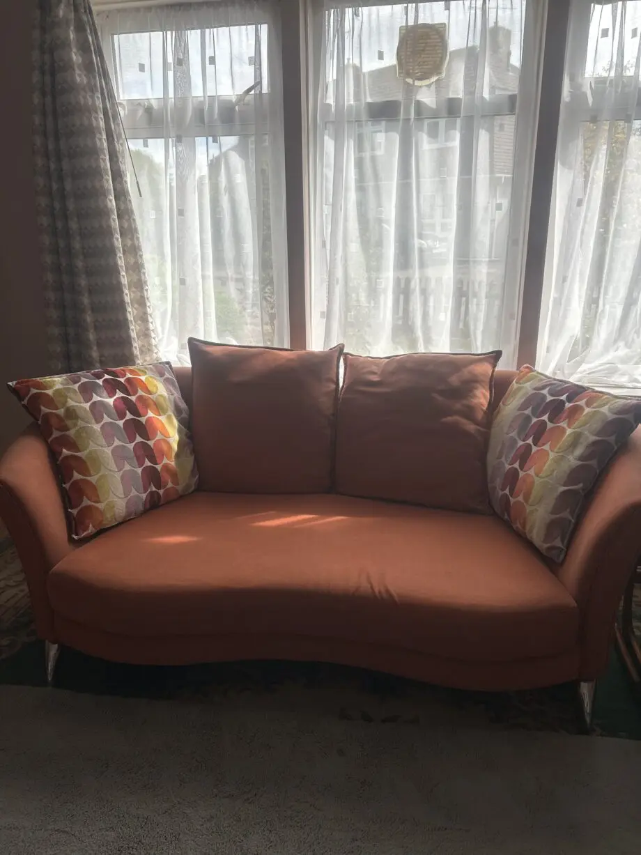 DFS Burnt orange- Retro style 3 piece suite